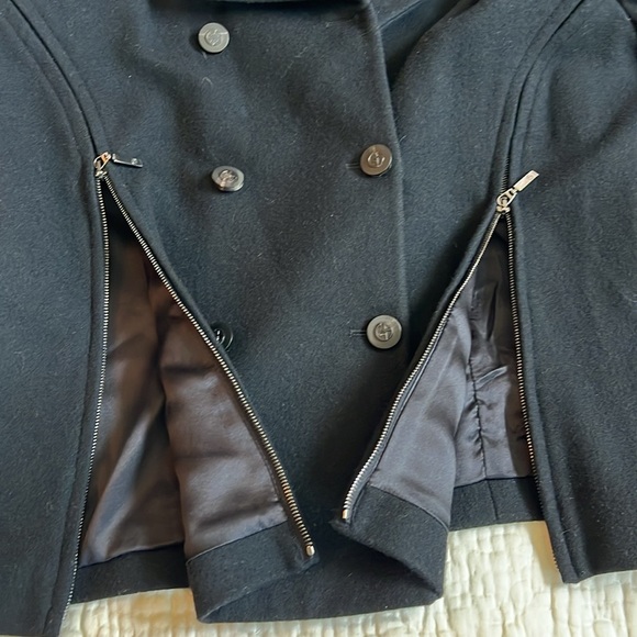 Georgio Armani Semi Cropped Women’s Jacket Double Breasted Button  Zippers Italy - Picture 8 of 16